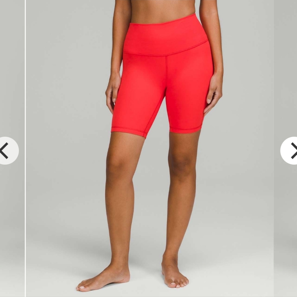 2022 Lululemon Align shorts 8" inseam,high-rise,Love Red